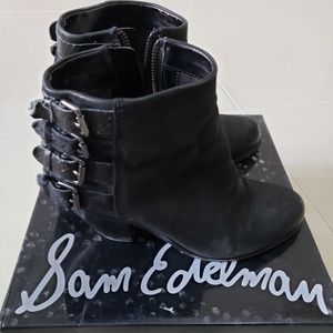 Sam Edelman Lucca Black Booties - Size 5.5